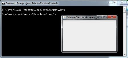 Adapter Class in Java in Hindi
