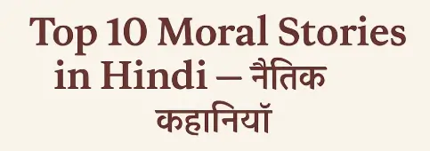 Top 10 Moral Stories in Hindi
