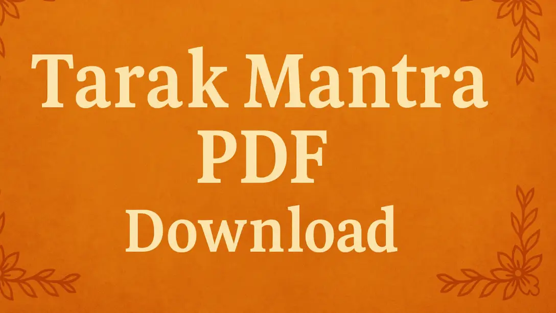 Tarak Mantra PDF
