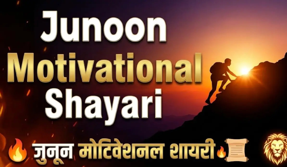 Junoon Motivational Shayari