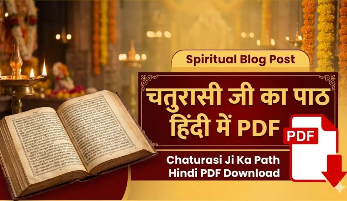 चतुरासी जी का पाठ हिंदी में PDF