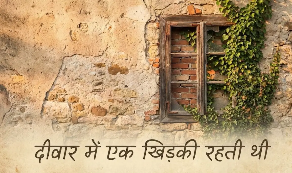 दीवार में एक खिड़की रहती थी