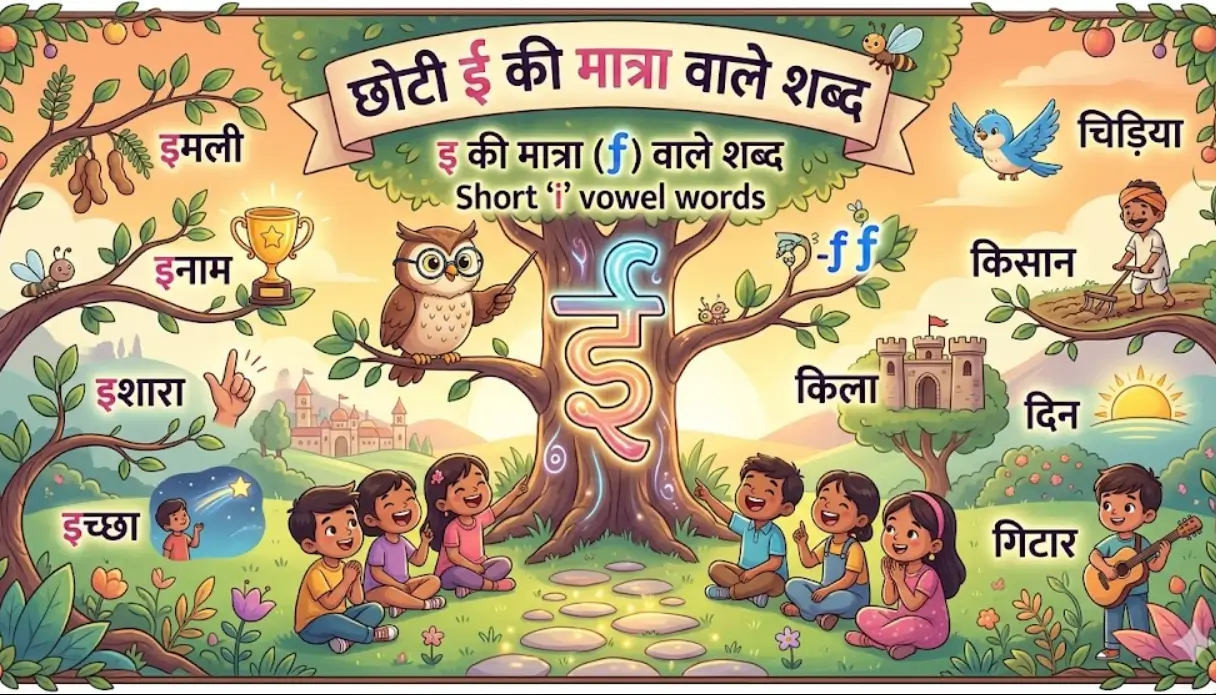 Chhoti Ee Ki Matra Wale Shabd pdf